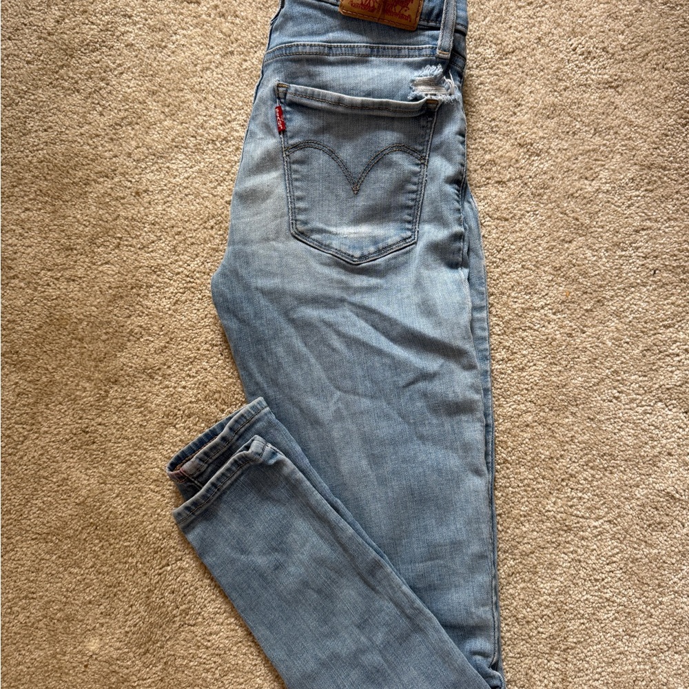 Levi's Women’s Skinny Jeans in Light Blue